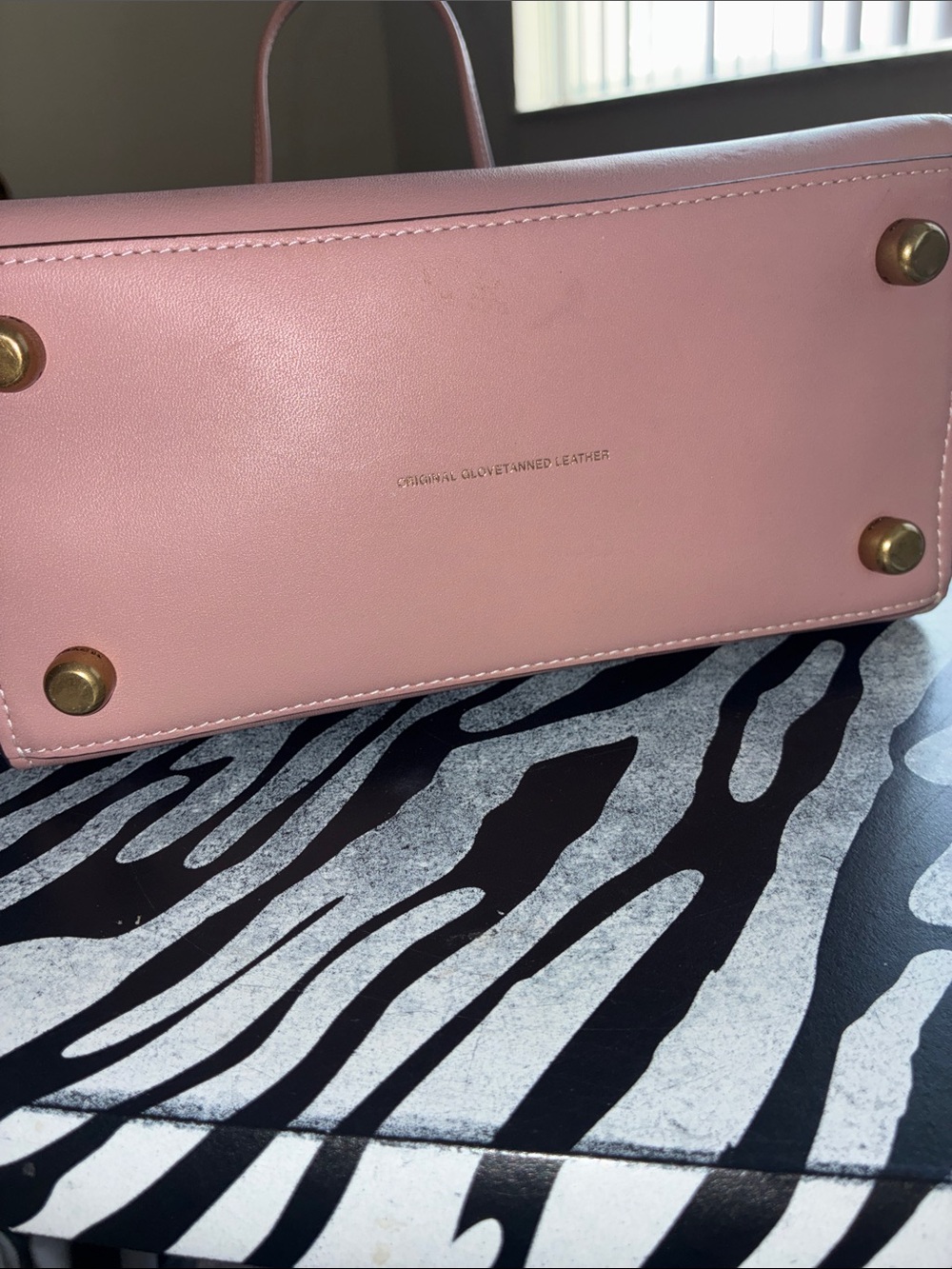 Coach Pink Leather Crossbody with Yellow & Pink Belt Detail - Picture 3 of 17
